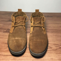 تصویر  کفش نیم بوت چرم جیر Bershka ترک درحد نو